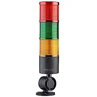 Mucco SNT-7012-S3-D 220V AC Sabit Işık Buzzer'sız Uzatmasız Üç Katmanlı Katlanabilir Taban Yığın Işıkları - 1