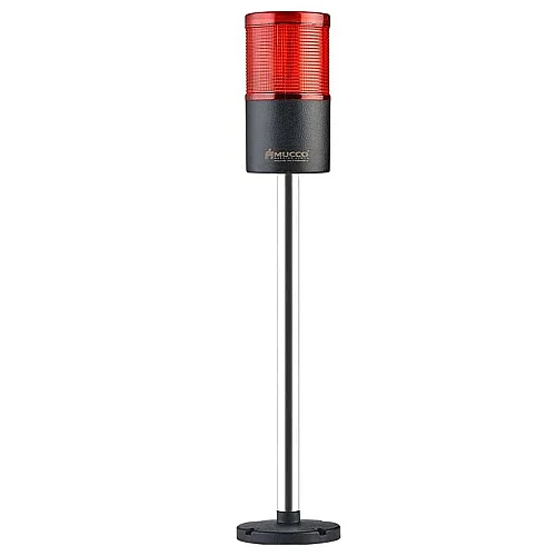 Mucco SNT-7013-FB1-3-30U 12-24V AC/DC Flaşörlü Buzzer'sız Tek Katmanlı 30cm Yüzey Yığın Işıkları - Kırmızı - 1