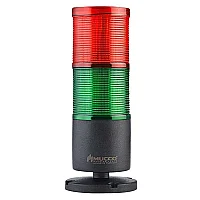 Mucco SNT-7013-S2 12-24V AC/DC Sabit Işık Buzzer'sız İki Katmanlı Yüzey Yığın Lambaları Uzatmasız - 1