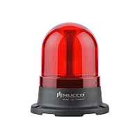 Mucco SNT-715-SB-4 40-250V AC/DC Flaşörlü Buzzer'lı 70 Serisi Sinyal Fenceri - Kırmızı - 1