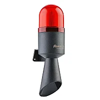 Mucco SNT-B712-3 12-24V AC/DC 16 Tonluk Evrensel Uyarı Boynuzları - Kırmızı - 1