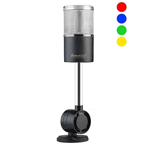 Mucco SNT-T74-B-RGB-L-20U 12-24V DC Buzzer'sız Genişletme Tüplü Çok Renkli Rgb Yığın Tışığı - 1