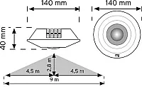 Nade 10360 360° Tavan Tipi Hareket Sensörü - 2