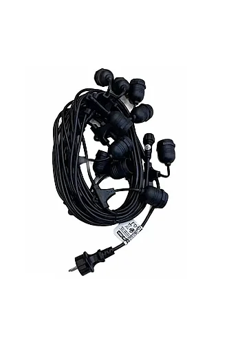 Noas YL01-0220 Mykonos IP65 5 Metre 5 Duylu Sarkıt Duy Seti E27 - 7
