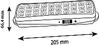 Noas YL05-1001 2W Şarj Edilebilir Datça 60 Ledli Işıldak ( İpli ) 6 Saat Çalışma Süresi IP20 - 3