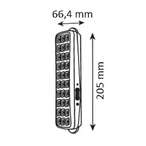 Noas YL05-1001 2W Şarj Edilebilir Datça 60 Ledli Işıldak ( İpli ) 6 Saat Çalışma Süresi IP20 - 2