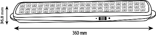 Noas YL05-1011 4W Şarj Edilebilir Datça 60 Ledli Işıldak ( İpli ) 8 Saat Çalışma Süresi IP20 - 3