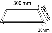 Noas YL15-2201 22W 3200K Gün Işığı Sıva Altı Kare Slim Led Panel - 2