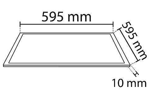 Noas YL18-5401-S 40W 3200K Gün Işığı 60X60 Sıva Altı Kare Slim Led Panel - 2