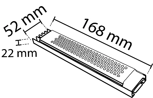 Noas YL26-0120 5A (120W) 24V Süper Slim Led Trafosu Yüksek Akım Korumalı IP20 - 2