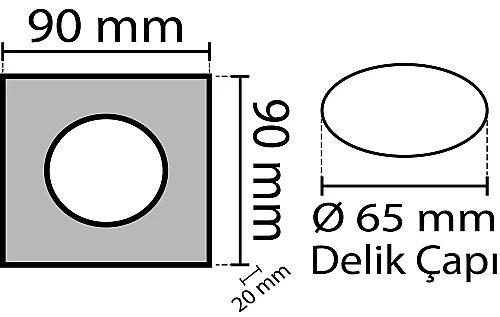 Noas YL65-1631 Zeus Dekoratif Cam Boş Kasa - 2
