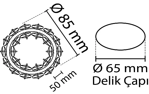 Noas YL65-1642 Apollon Dekoratif Kristal Cam Boş Kasa - 2