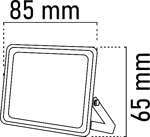 Noas YL70-1016 10W Amber Ultra Slim Led Projektör - 2