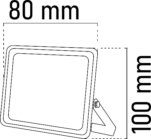 Noas YL70-1021 20W 3200K Gün Işığı Ultra Slim Led Projektör 1600 Lümen IP66 - 2