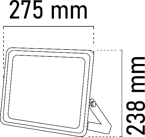 Noas YL70-1201 200W 3200K Gün Işığı Ultra Slim Led Projektör 16000 Lümen IP66 - 2