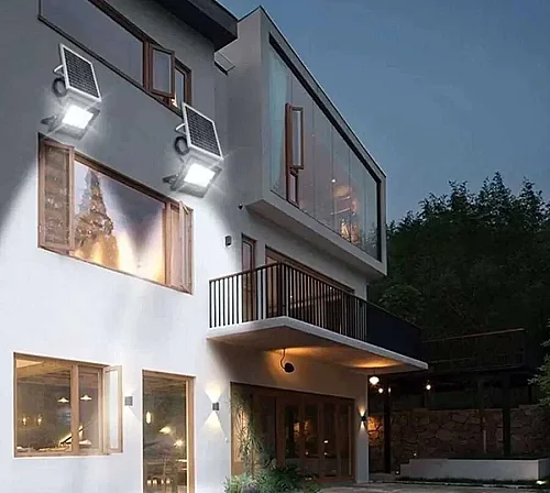 Noas YL71-0301-S 300W 6500K Beyaz Işık Solar Projektör 24000 Lümen IP67 6-8 Saat Çalışma Süresi - 3