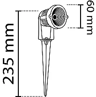 Noas YL74-0505 5W Yeşil Işık Bahçe Armatürü 450 Lümen IP65 - 4