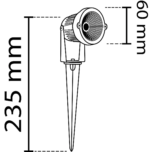 Noas YL74-0505 5W Yeşil Işık Bahçe Armatürü 450 Lümen IP65 - 4