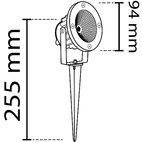 Noas YL74-1002 10W 3200K Gün Işığı Bahçe Armatürü 900 Lümen IP65 - 3