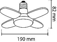 Noas YL90-0022 20W 3200K Gün Işığı Manolya Led Ampul E27 Duylu 1800 Lümen - 4
