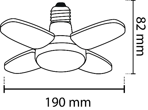 Noas YL90-0022 20W 3200K Gün Işığı Manolya Led Ampul E27 Duylu 1800 Lümen - 4