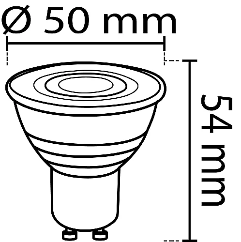Noas YL91-0702-M 7W 3200K Gün Işığı Mercekli Led Spot Ampul GU10 Duylu 630 Lümen - 2