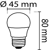 Noas YL95-0701-T 6W 6500K Beyaz Işık Top Led Ampul E27 Duylu 540 Lümen - 3