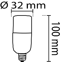 Noas YL96-0701-P 8W 6500K Beyaz Işık Pil Led Ampul E14 Duylu 720 Lümen - 3
