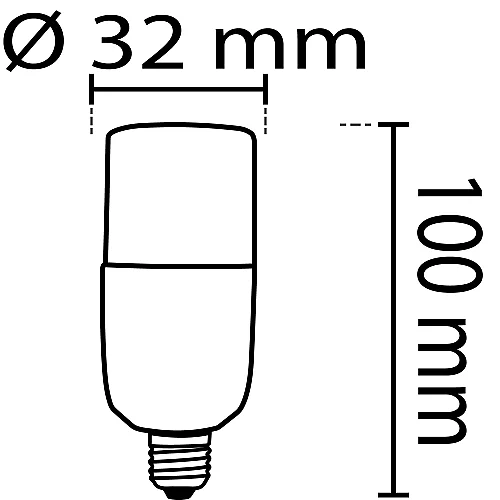 Noas YL96-0702-P 8W 3200K Gün Işığı Pil Led Ampul E14 Duylu 720 Lümen - 2