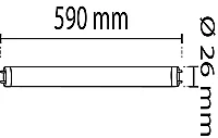 Noas YL97-6001 9W 3200K Gün Işığı 60cm Led Floresan Armatür 810 Lümen - 3