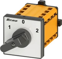 OPAŞ 309 100 - 3X100A 90X90 3 Faz (Trifaze) Çiftdevir Çift Yön Motor Şalteri (1-0-2) - 1