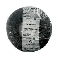 Öznur H05VV-F 2X1,5 mm² Siyah Renk TTR Kablo - 1