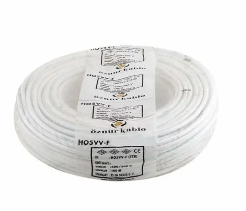 Öznur H05VV-F 3X4 mm² Beyaz Renk TTR Kablo - 1