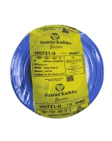 Öznur H07Z1-K 1X10 mm² Mavi Renk NYAF Halogen Free Kablo 