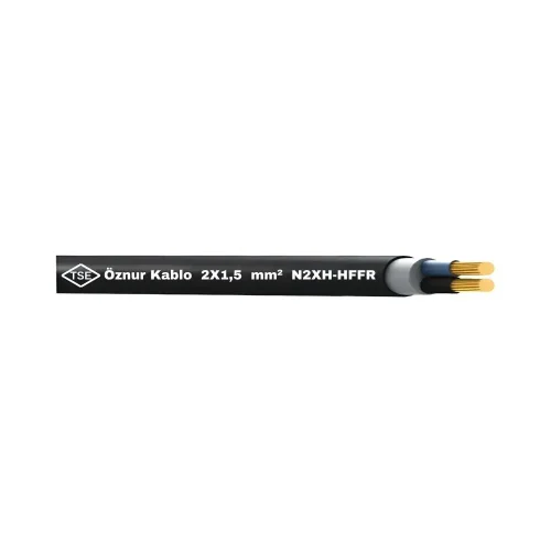 Öznur N2XH 2X1,5 mm² Halogen Free Kablo - 1