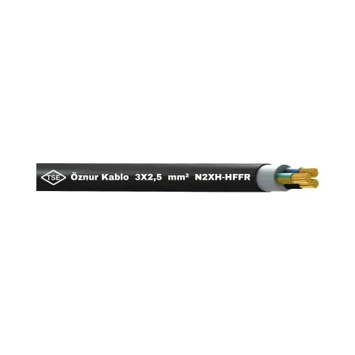 Öznur N2XH 3X2,5 mm² Halogen Free Kablo - 1