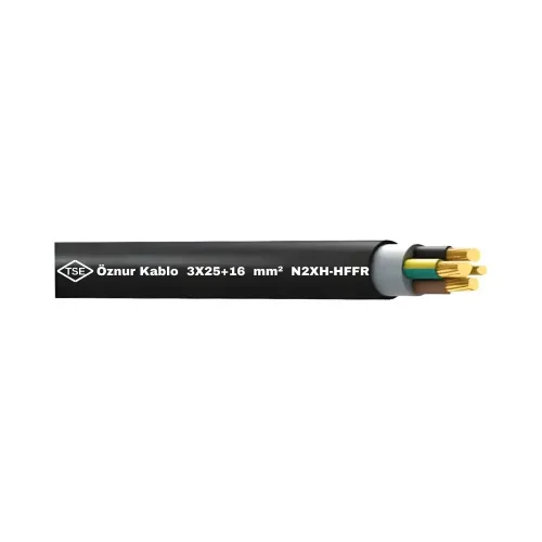 Öznur N2XH 3X25+16 mm² Halogen Free Kablo - 1