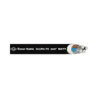 Öznur NAYY 3X150+70 mm²Alvinal Yeraltı Kablosu - ( Alüminyum ) - 1