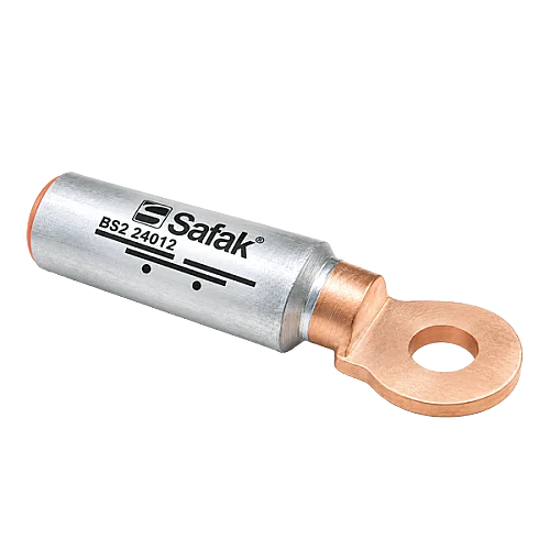 Şafak Elektrik BS2-07012 70 mm² M12 BS2 Bimetal Bakır-Alüminyum Kablo Pabucu - 1