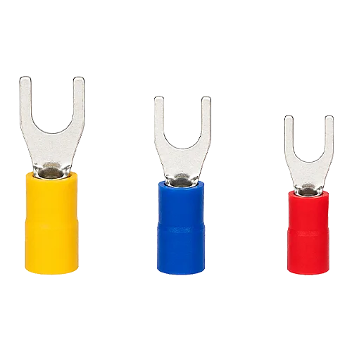 Şafak Elektrik ÇK6001 0,50-1,50 mm² M6 Kırmızı Çatal Tip PVC İzoleli Kablo Ucu - 1