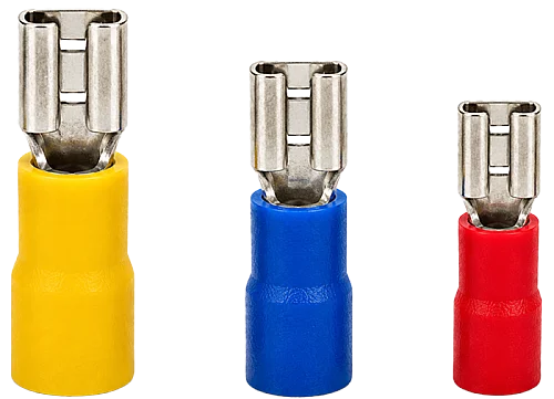 Şafak Elektrik FD2638 1,50-2,50 mm² 6,3 x 0,8 mm Mavi Dişi Faston Tip İzoleli Kablo Ucu - 1
