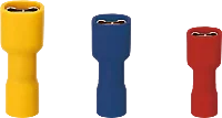 Şafak Elektrik FFD1638 0,50-1,50 mm² 6,3 x 0,8 mm Kırmızı Tam İzoleli Dişi Faston Tip Kablo Ucu - 1