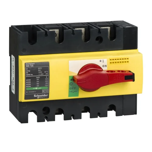 Schneider Electric 28926 Yük Ayırıcı Compact Ins125 3 Kutuplu 125 A - 1