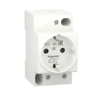 Schneider Electric A9A15310 Ray Tipi Topraklı Priz 2P+E - 1