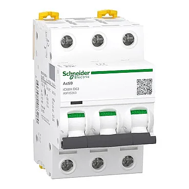 Schneider Electric A9F85363 3P 63A D Tipi Otomatik Sigorta - 1