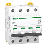 Schneider Electric A9F95410 4P 10A D Tipi Otomatik Sigorta - 1