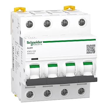 Schneider Electric A9F95432 4P 32A D Tipi Otomatik Sigorta - 1