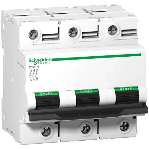 Schneider Electric A9N18365 Acti9 C120N 3 Kutup 80A 10kA C eğrisi Otomat - 1