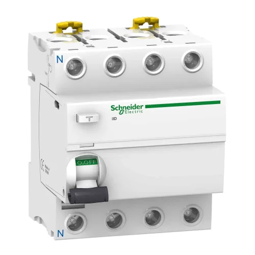 Schneider Electric A9R11480 4 Kutup 80A 30mA AC Tipi Kaçak Akım Rölesi - 1