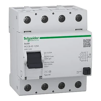 Schneider Electric A9R11492 4P 125A 30mA Kaçak Akım Rölesi - 1